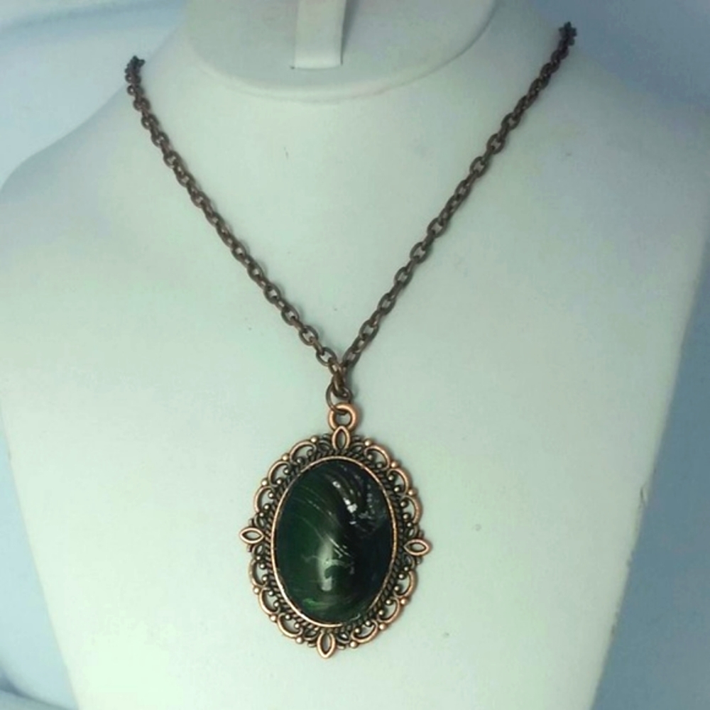 BOGO SALE Peacock Feather Necklace